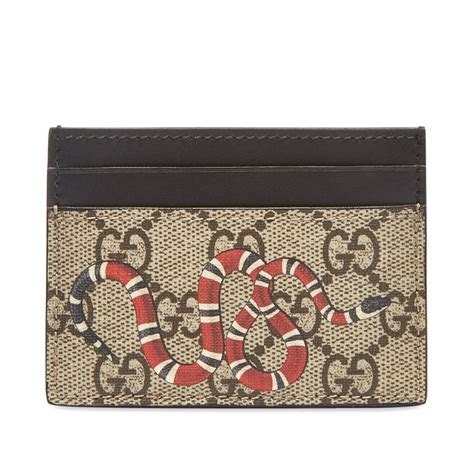 gucci card holder snake|Gucci snake cardholder.